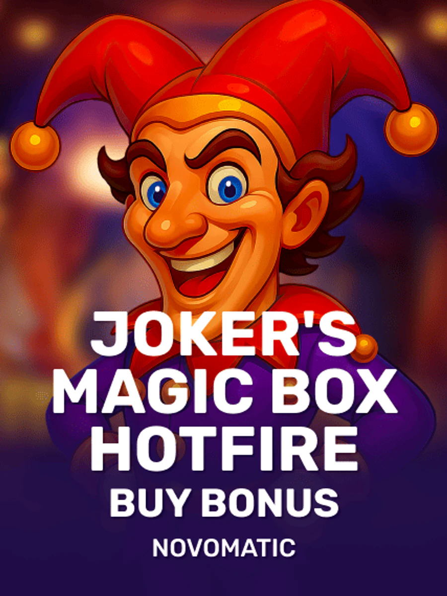 Joker's Magic Box Hotfire Buy Bonus slot game artwork