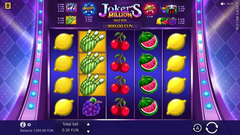 Joker’s Million slot game artwork