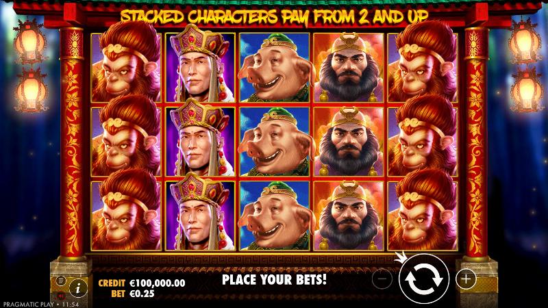 Journey To The West slot game artwork