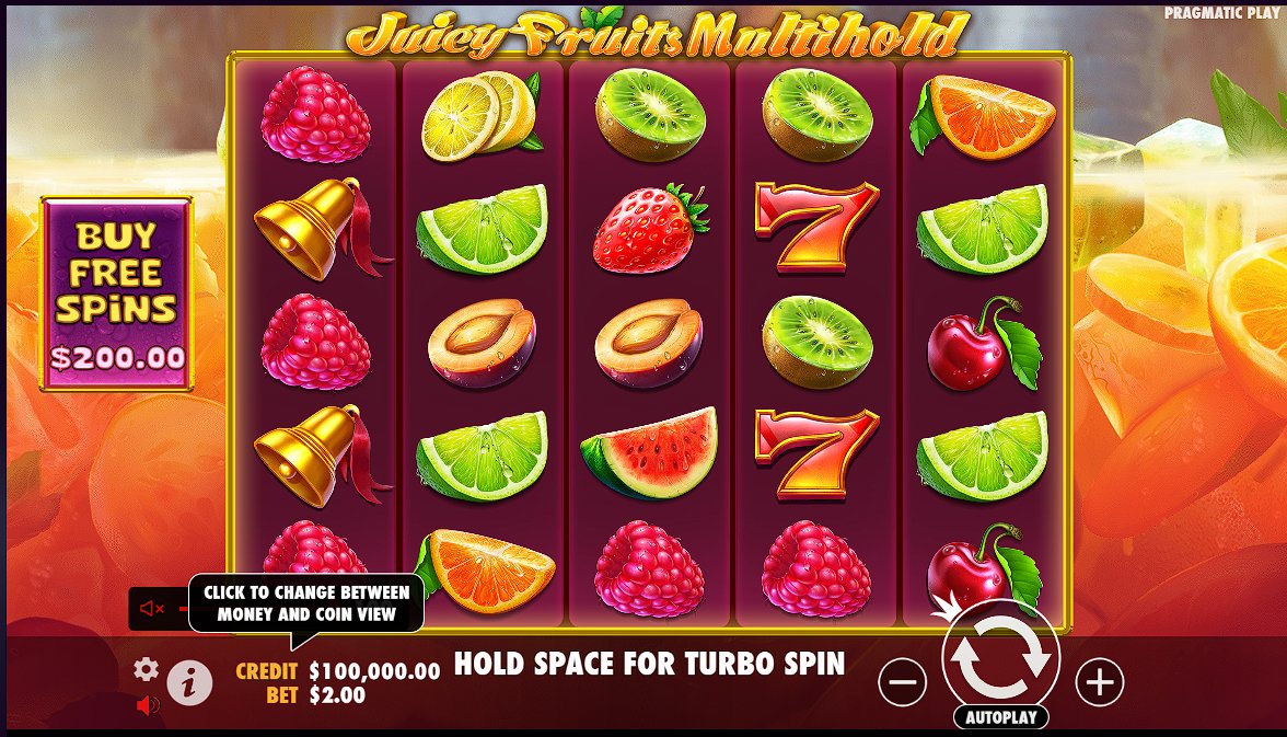 Juicy Fruits Multihold slot game artwork