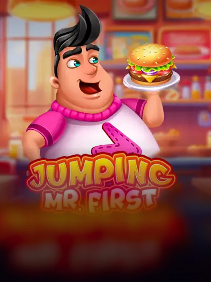 Jumping Mr. First slot game artwork