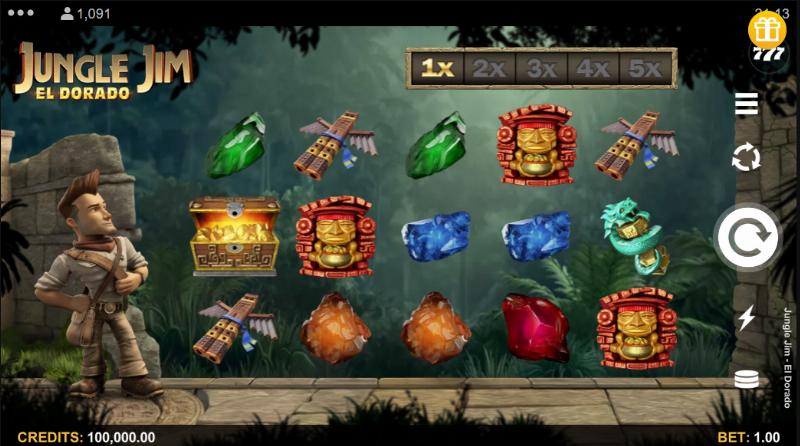 Jungle Jim El Dorado slot game artwork