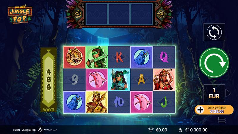 Jungle Pop slot game artwork