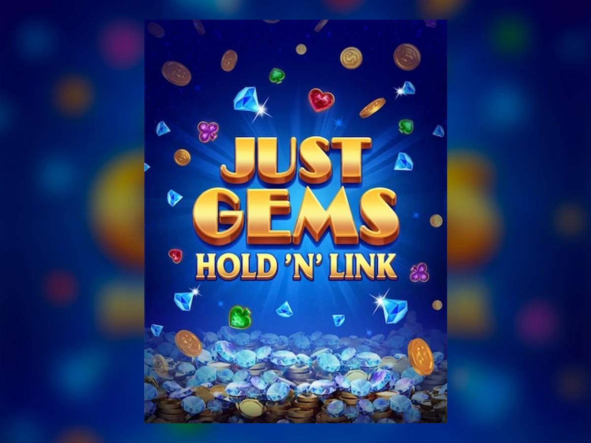 Just Gems: Hold 'N' Link slot game artwork