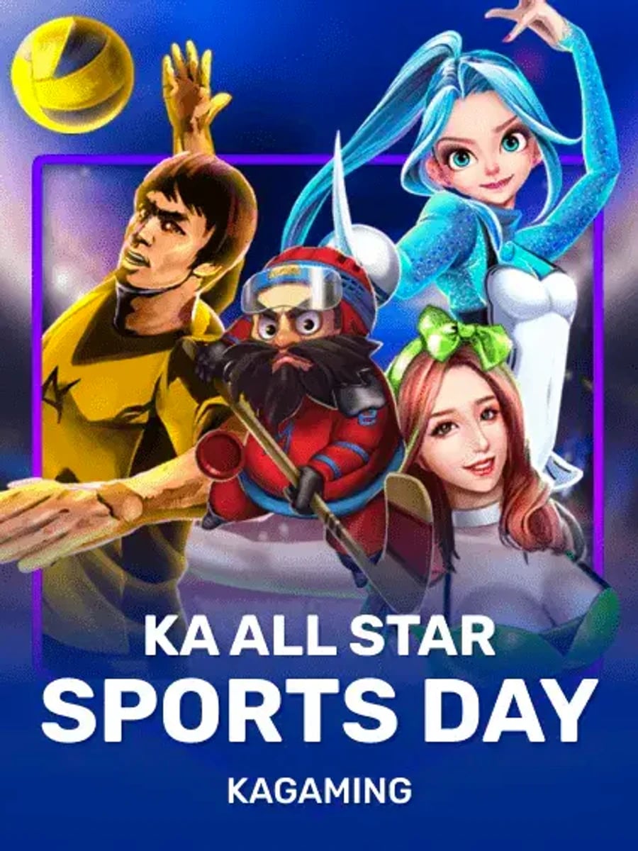 KA All Star Sports Day slot game artwork
