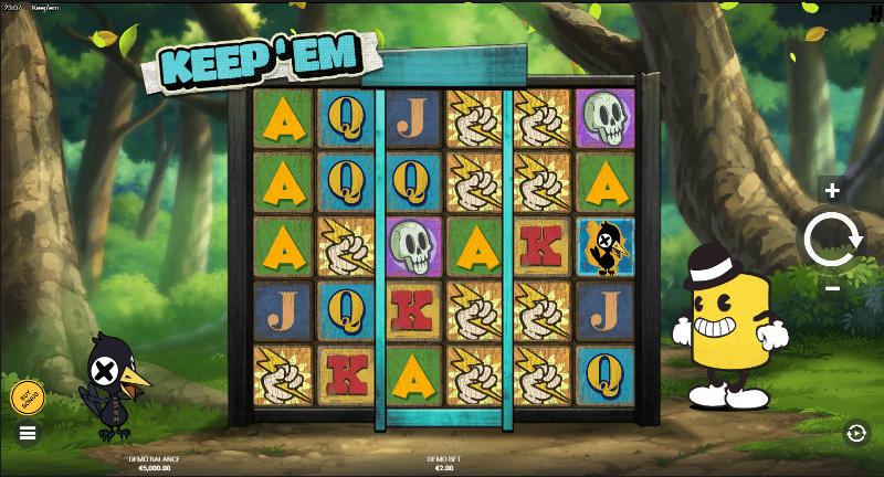 Keep’em slot game artwork