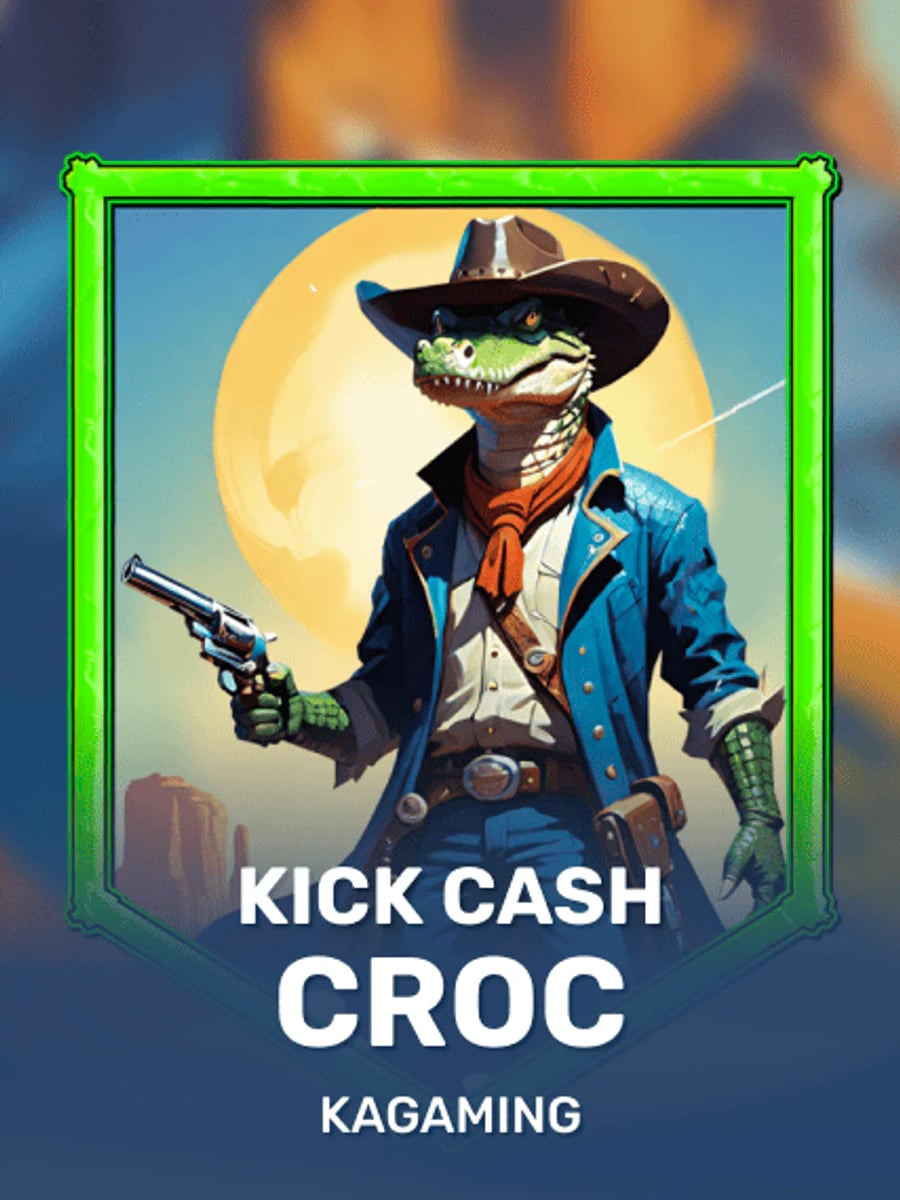 Kick Cash Croc slot game artwork