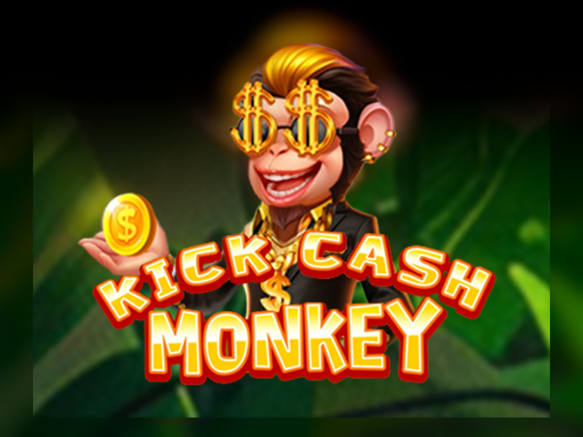 Kick Cash Monkey slot game artwork