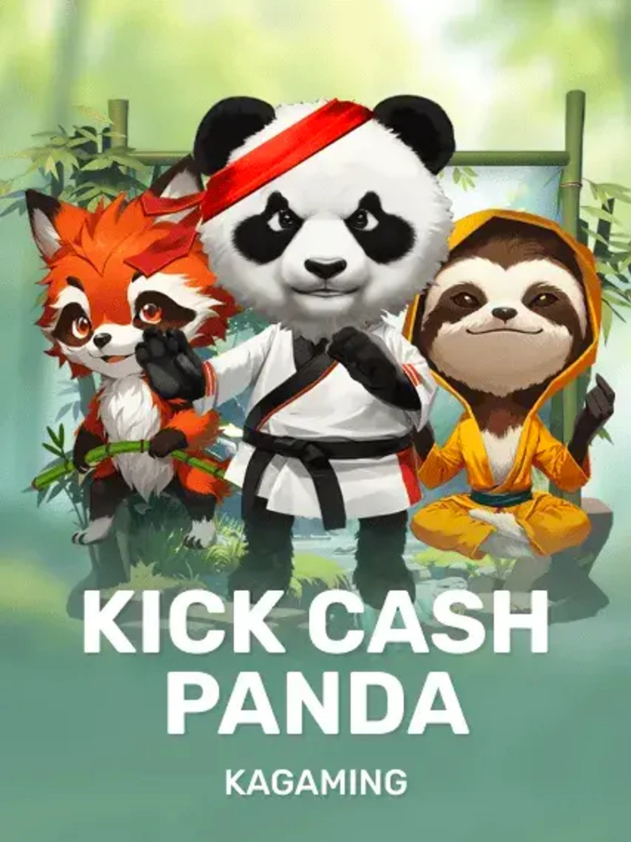 Kick Cash Panda slot game artwork