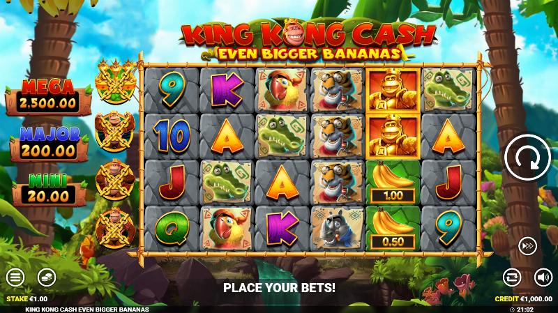 King Kong Cash slot game artwork
