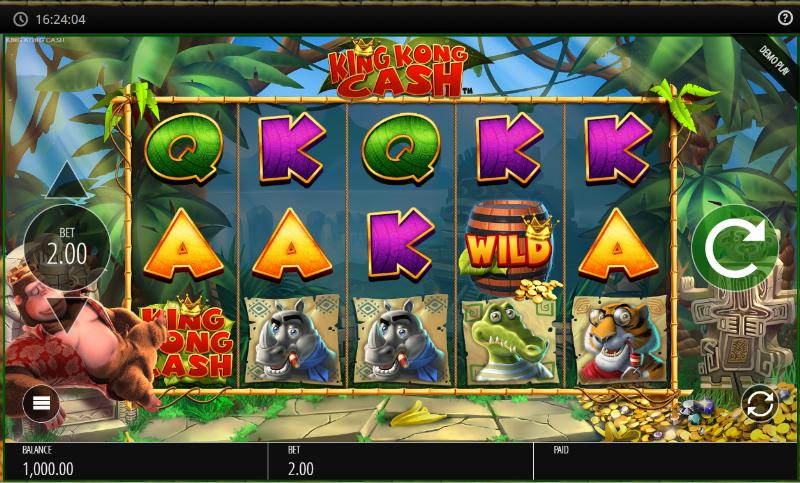King Kong Cash Jackpot King slot game artwork