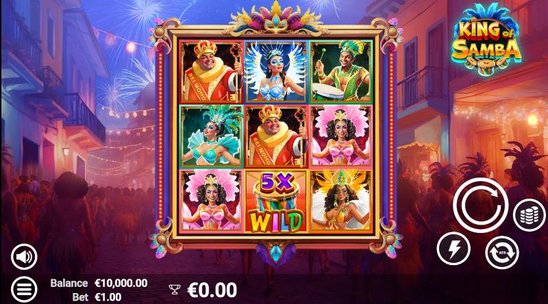 King Of Samba slot game artwork