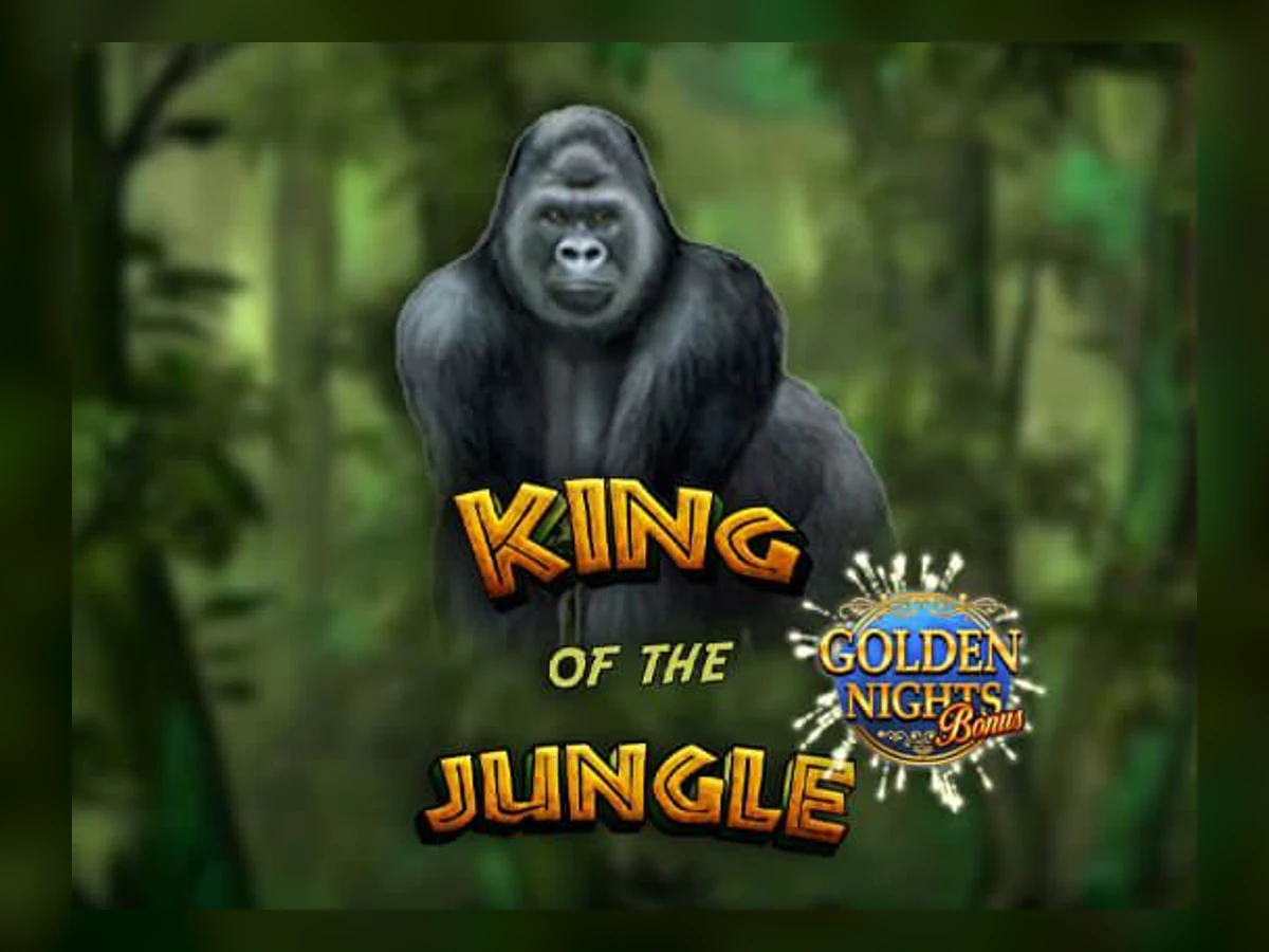 King of the Jungle - Golden Nights Bonus slot game artwork