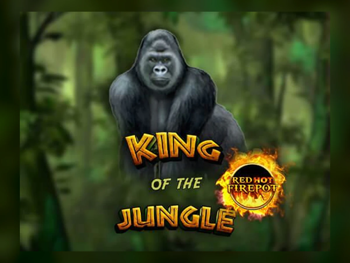 King of the Jungle - Red Hot Firepot slot game artwork