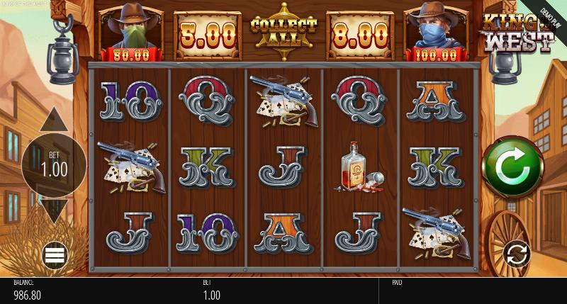 King Of The West slot game artwork