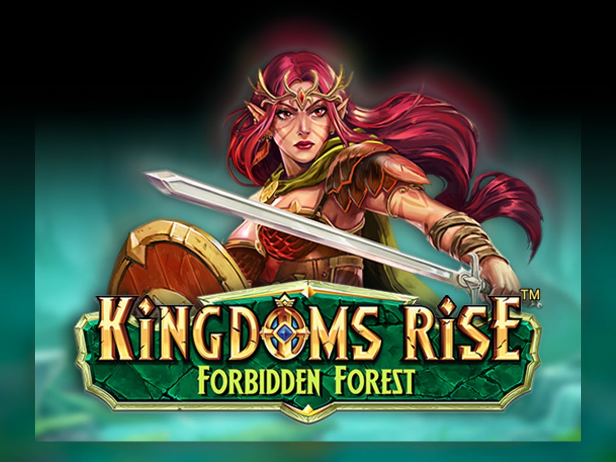 Kingdoms Rise: Forbidden Forest slot game artwork