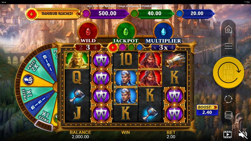 Kings Of Crystals Iii Power Combo slot game artwork