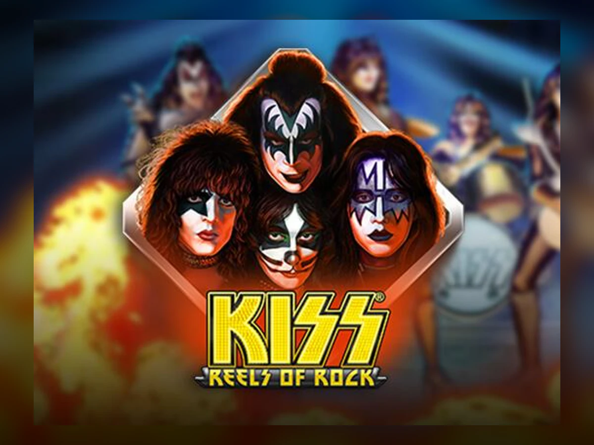 KISS Reels of Rock slot game artwork