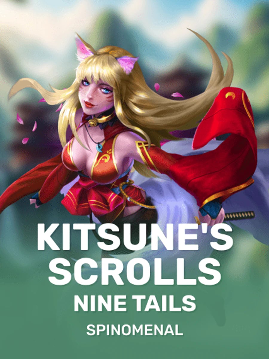 Kitsune's Scrolls Nine Tails slot game artwork