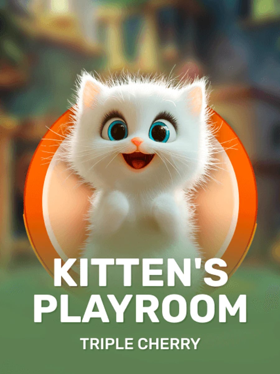 Kitten’s Playroom slot game artwork