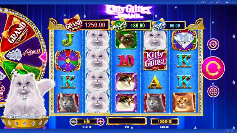 Kitty Glitter Grand slot game artwork