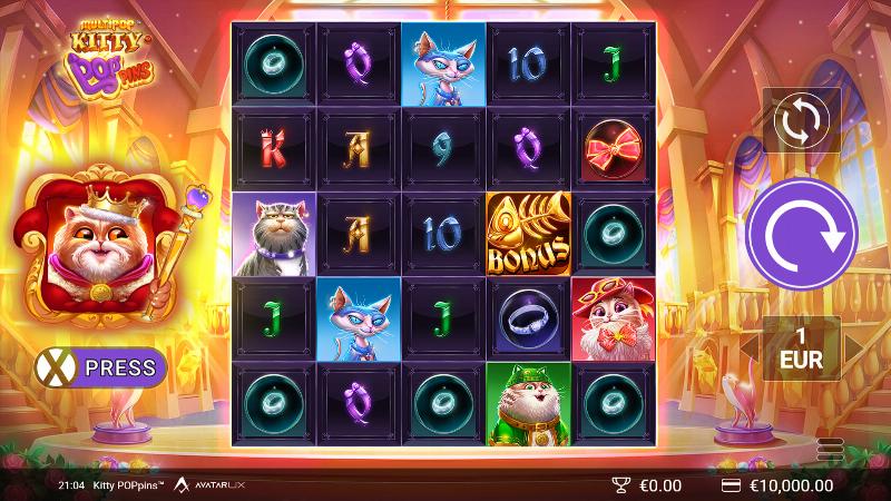 Kitty Poppins slot game artwork
