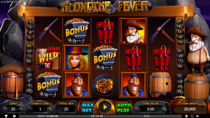 Klondike Fever slot game artwork