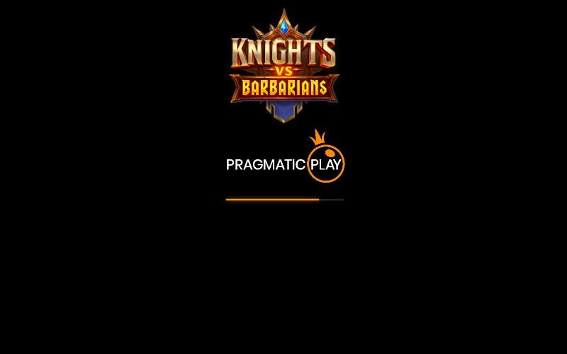 Knights Vs Barbarians slot game artwork