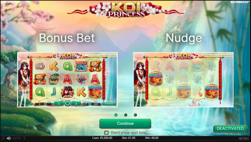 Koi Princess slot game artwork
