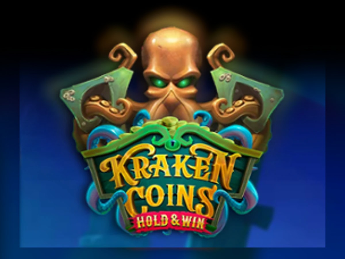 Kraken coins slot game artwork