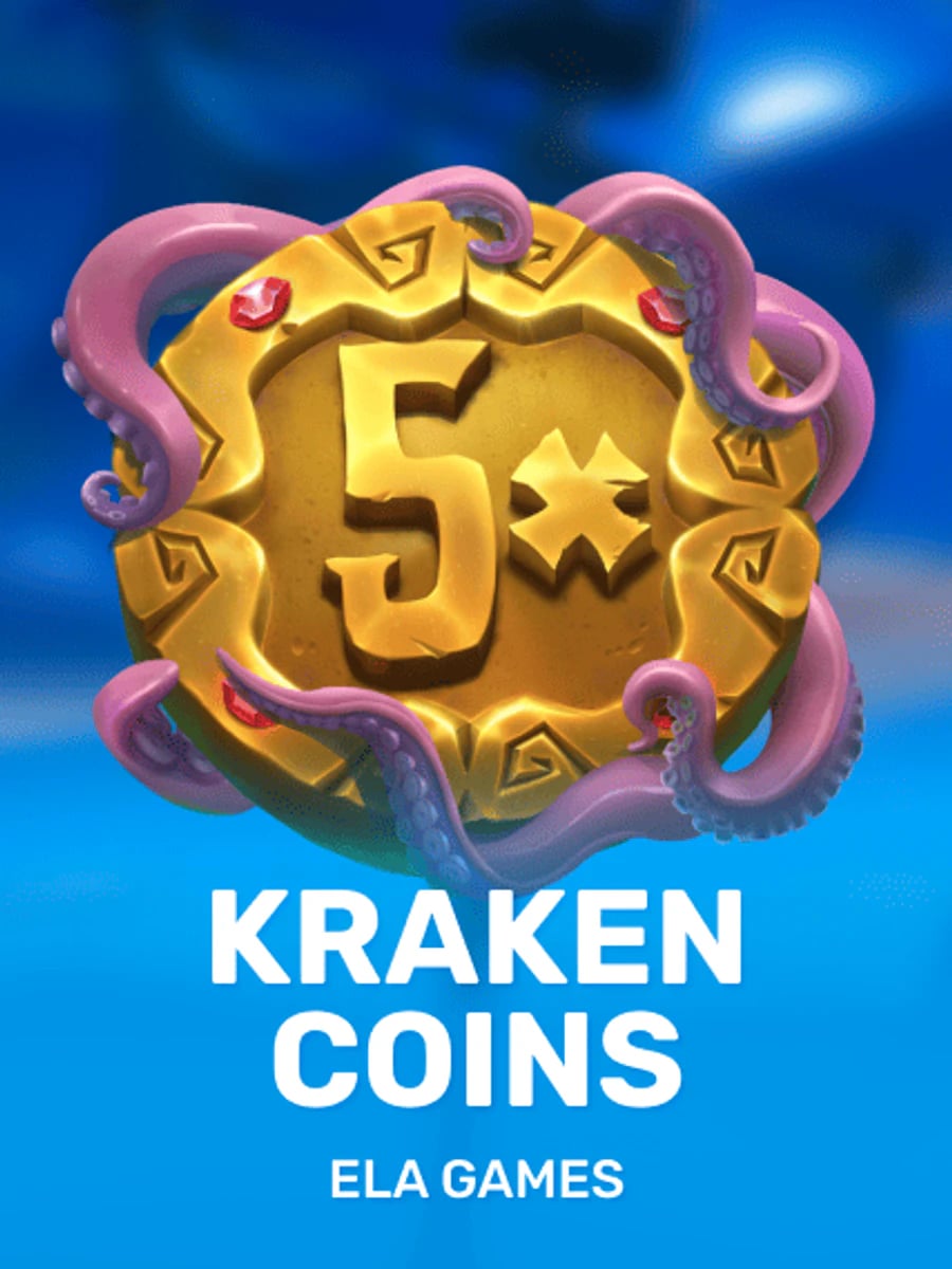 Kraken coins slot game artwork