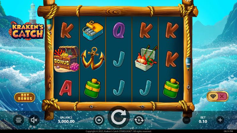 Kraken’s Catch slot game artwork