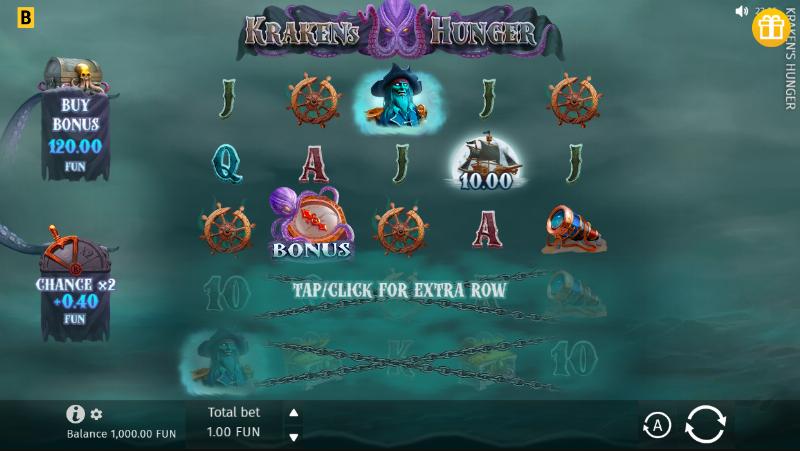 Kraken’s Hunger slot game artwork