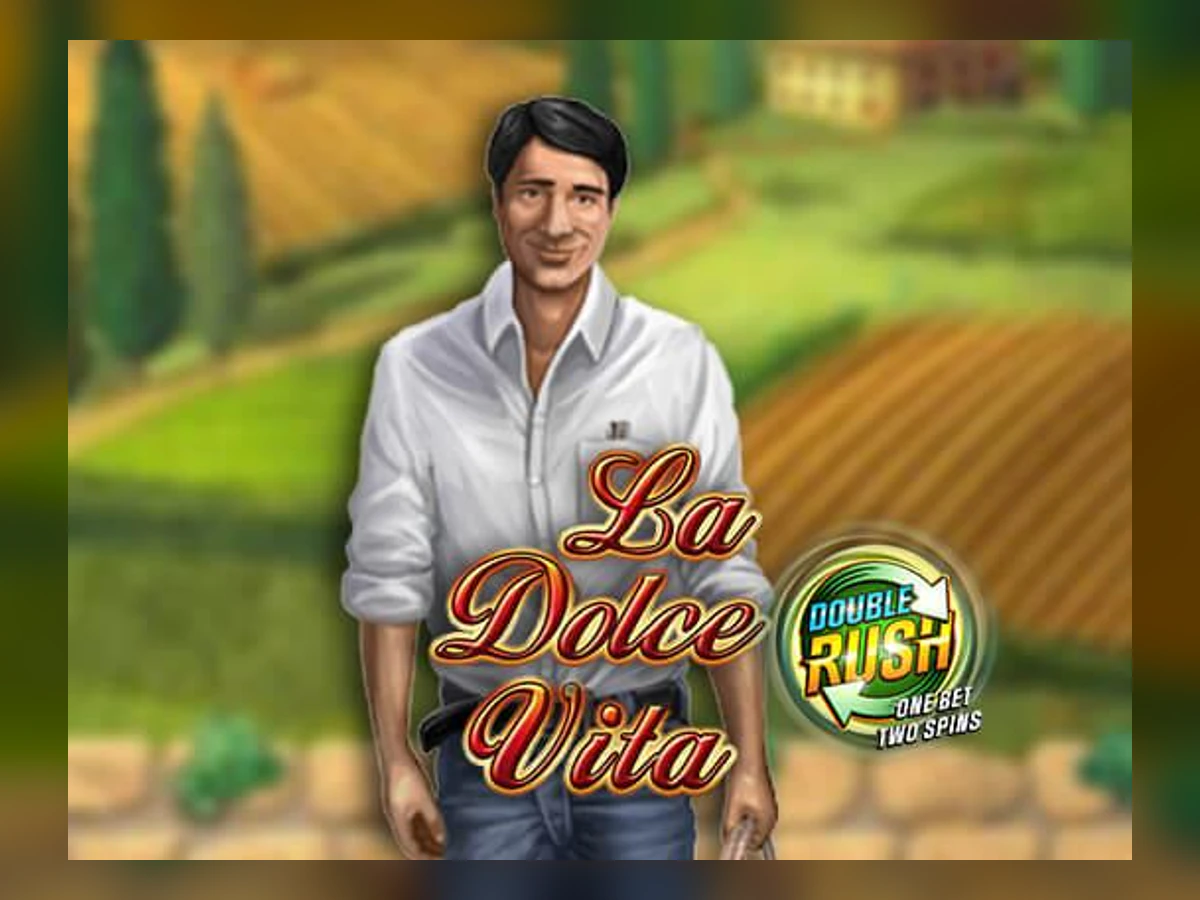 La Dolce Vita Double Rush slot game artwork