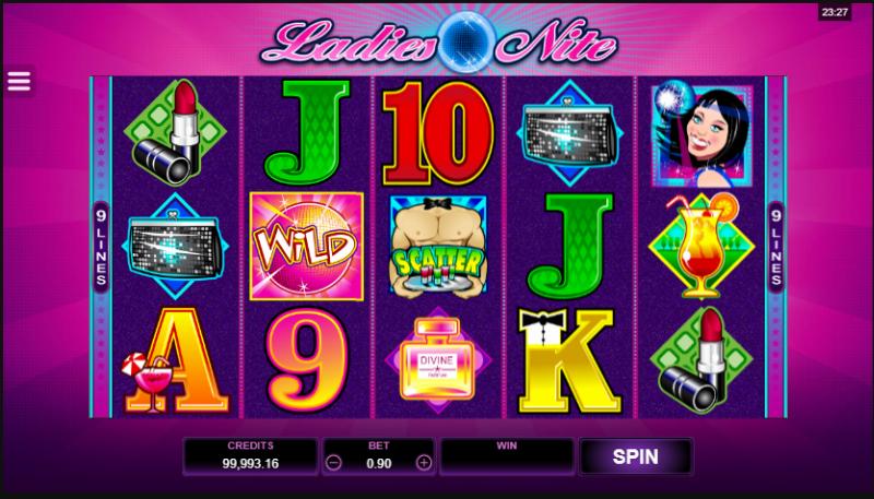 Ladies Nite slot game artwork