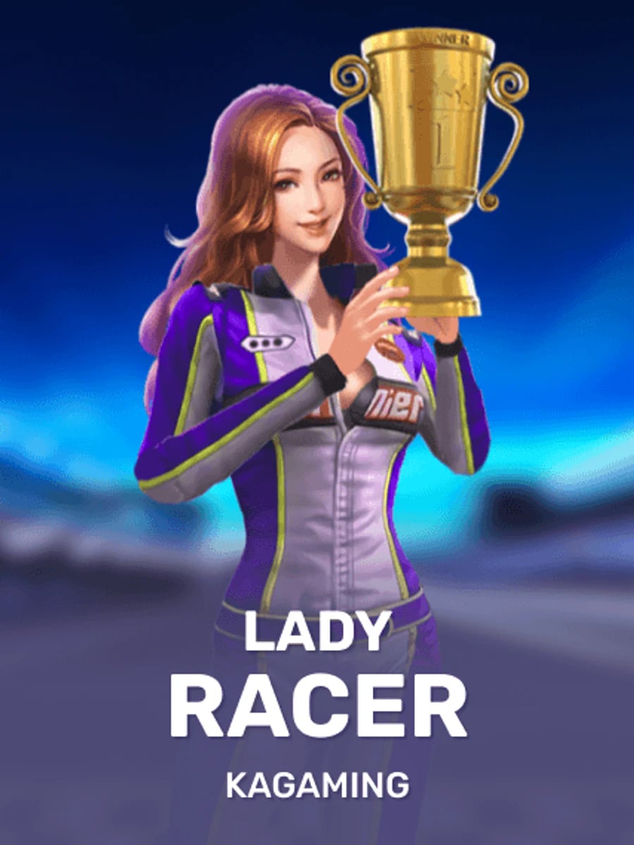 Lady Racer slot game artwork