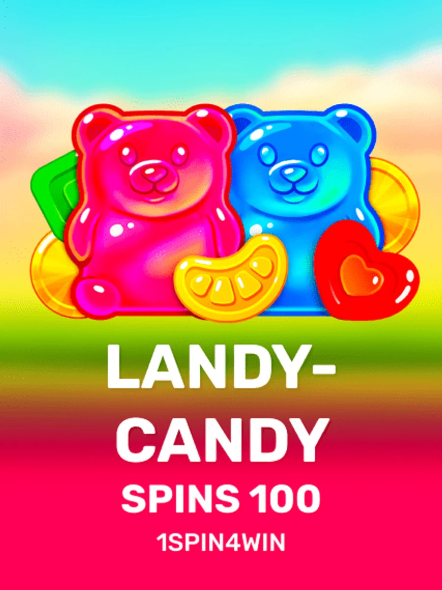 Landy-Candy Spins 100 slot game artwork