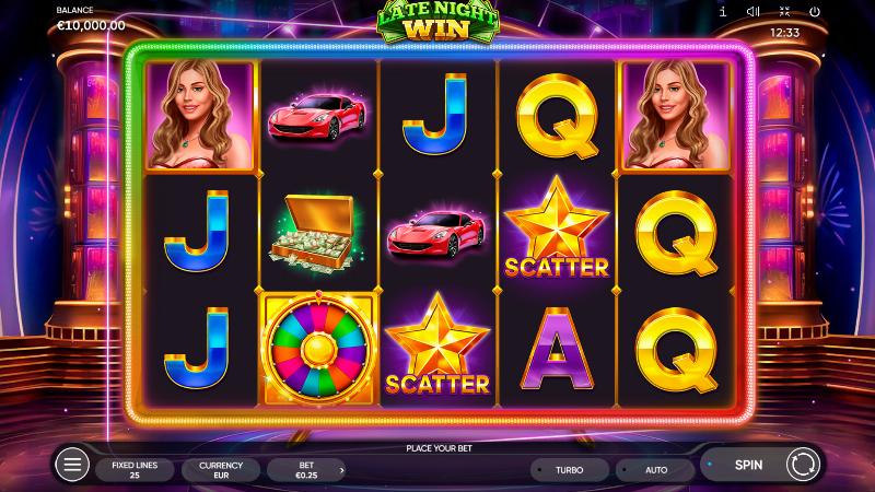 Late-Night Win slot game artwork