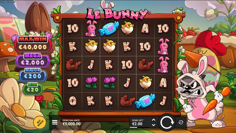 Le Bunny slot game artwork