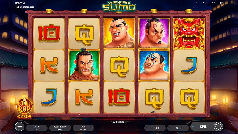 Legendary Sumo slot game artwork