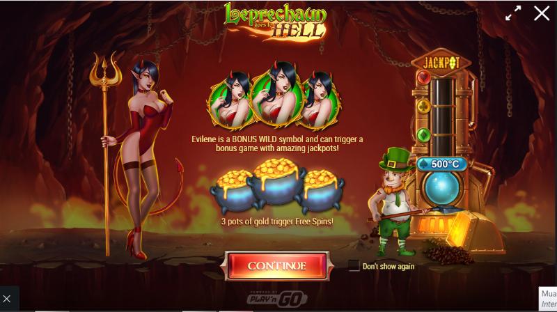 Leprechaun Goes To Hell slot game artwork