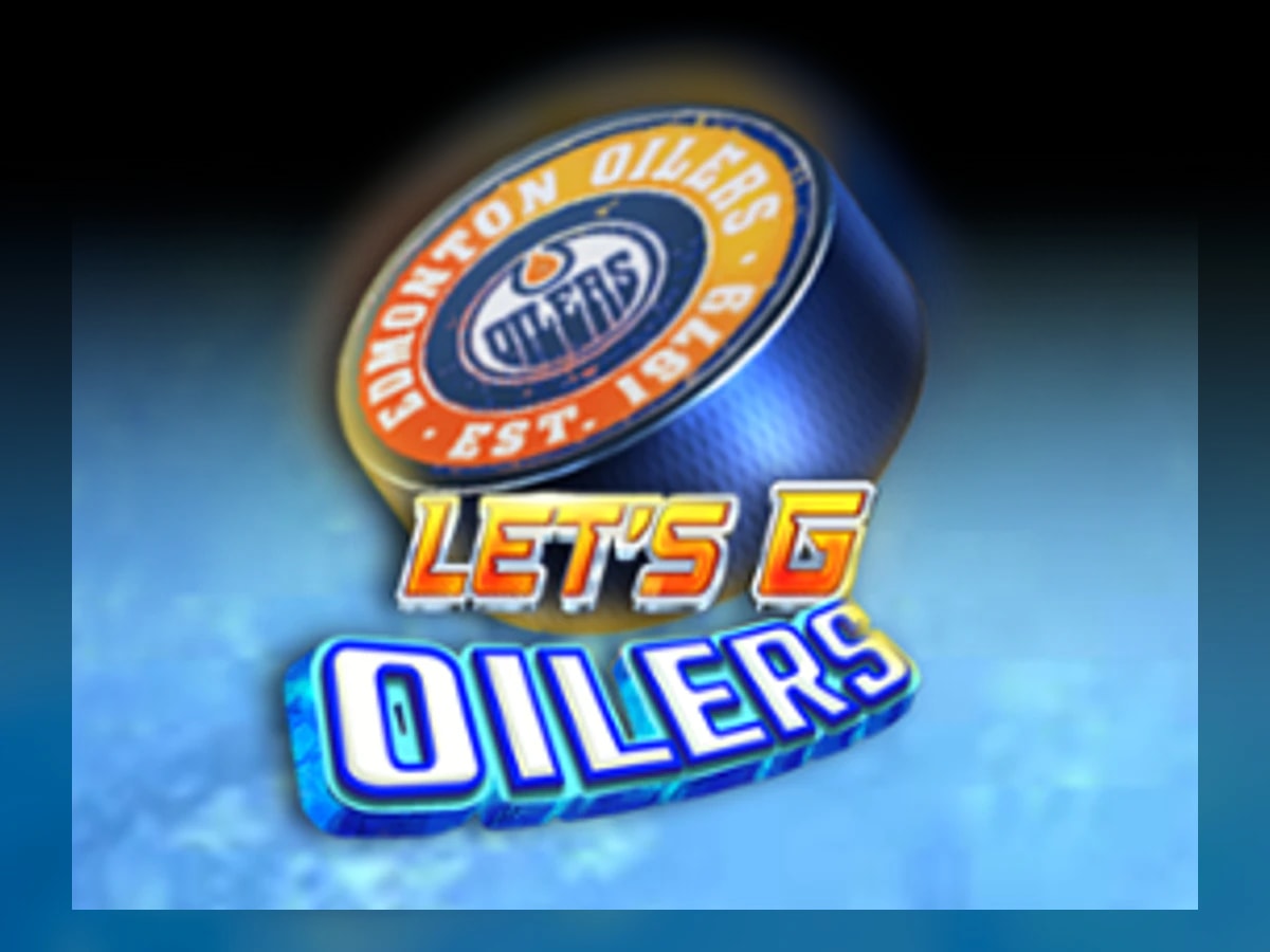 Let's Go Oilers slot game artwork
