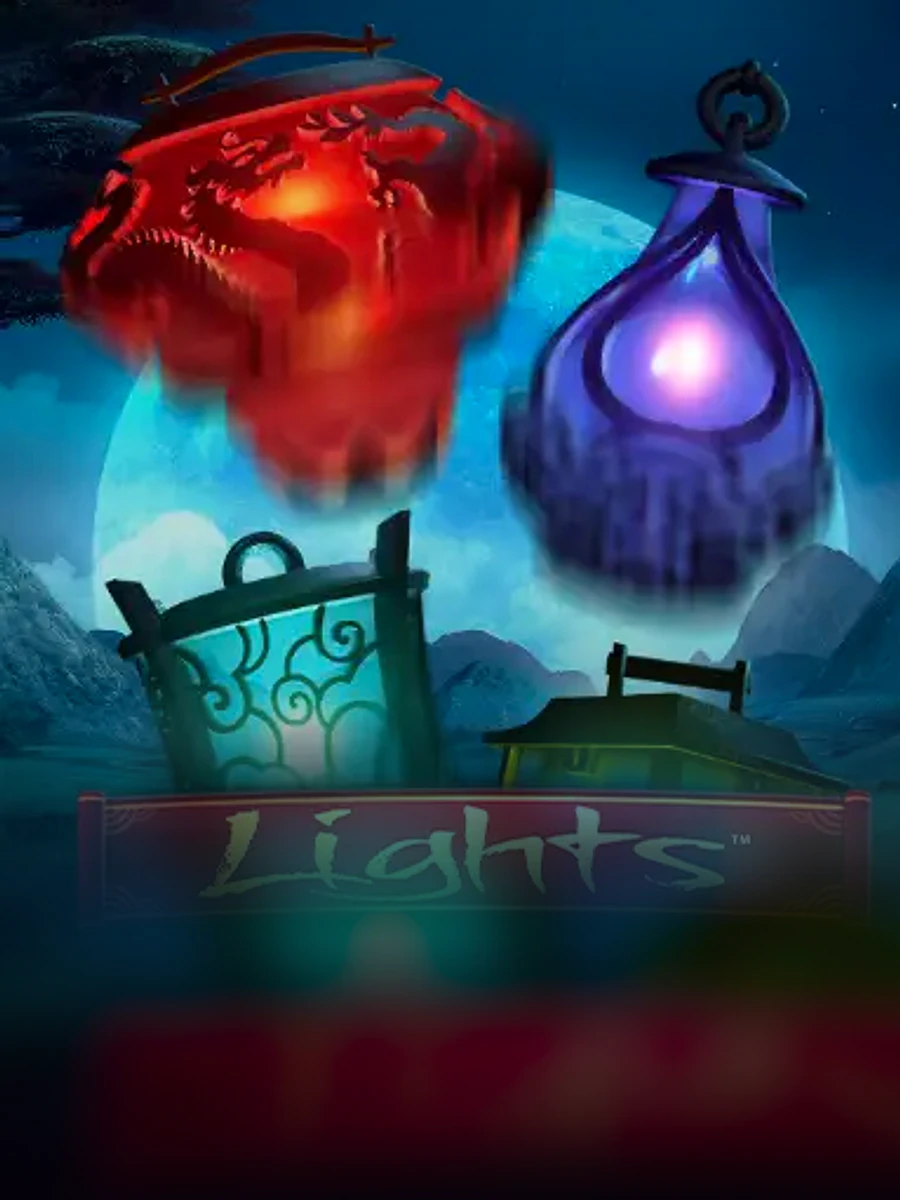 Lights slot game artwork