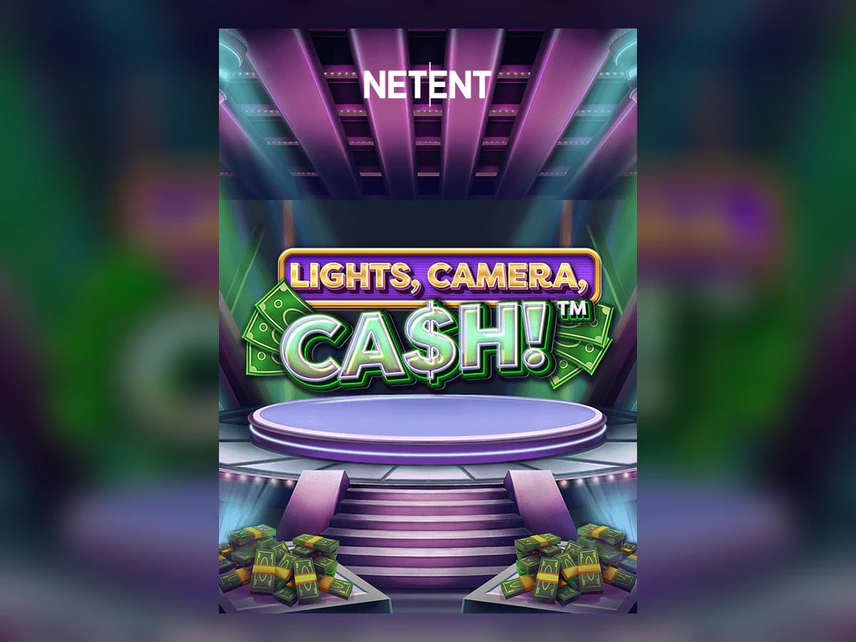 Lights, Camera, Cash! slot game artwork