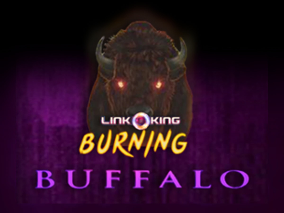 Link King Burning Buffalo slot game artwork