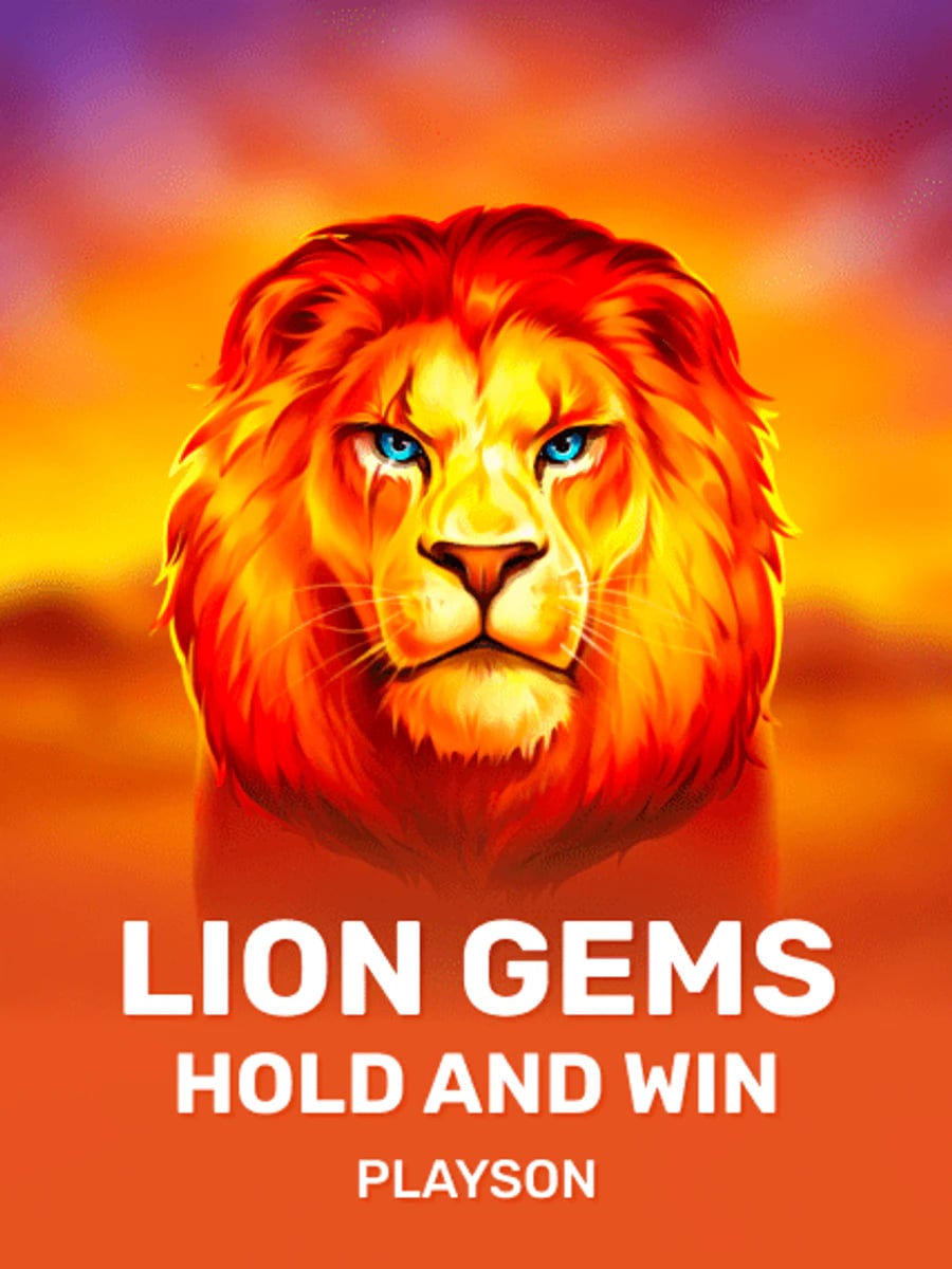 Lion Gems: Hold And Win slot game artwork