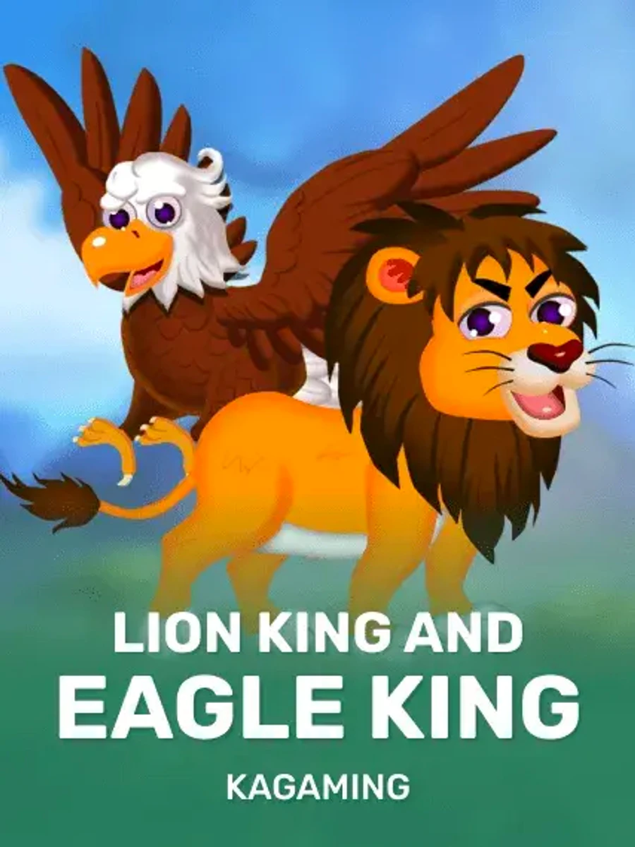 Lion King and Eagle King slot game artwork