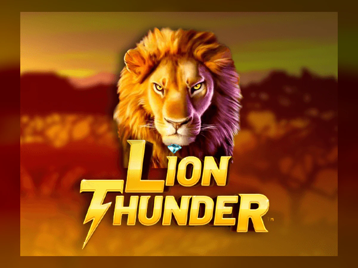 Lion Thunder slot game artwork