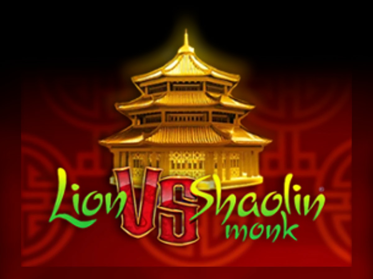 Lion vs Shaolin Monk slot game artwork
