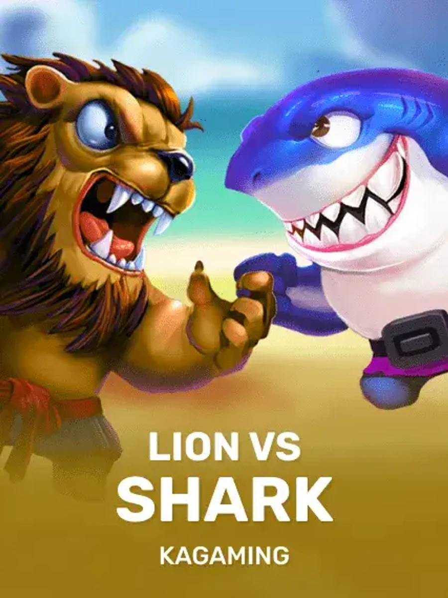 Lion vs Shark slot game artwork